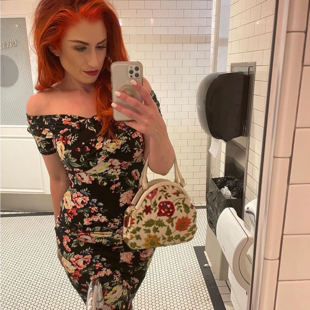 Unique Vintage Floral Dress